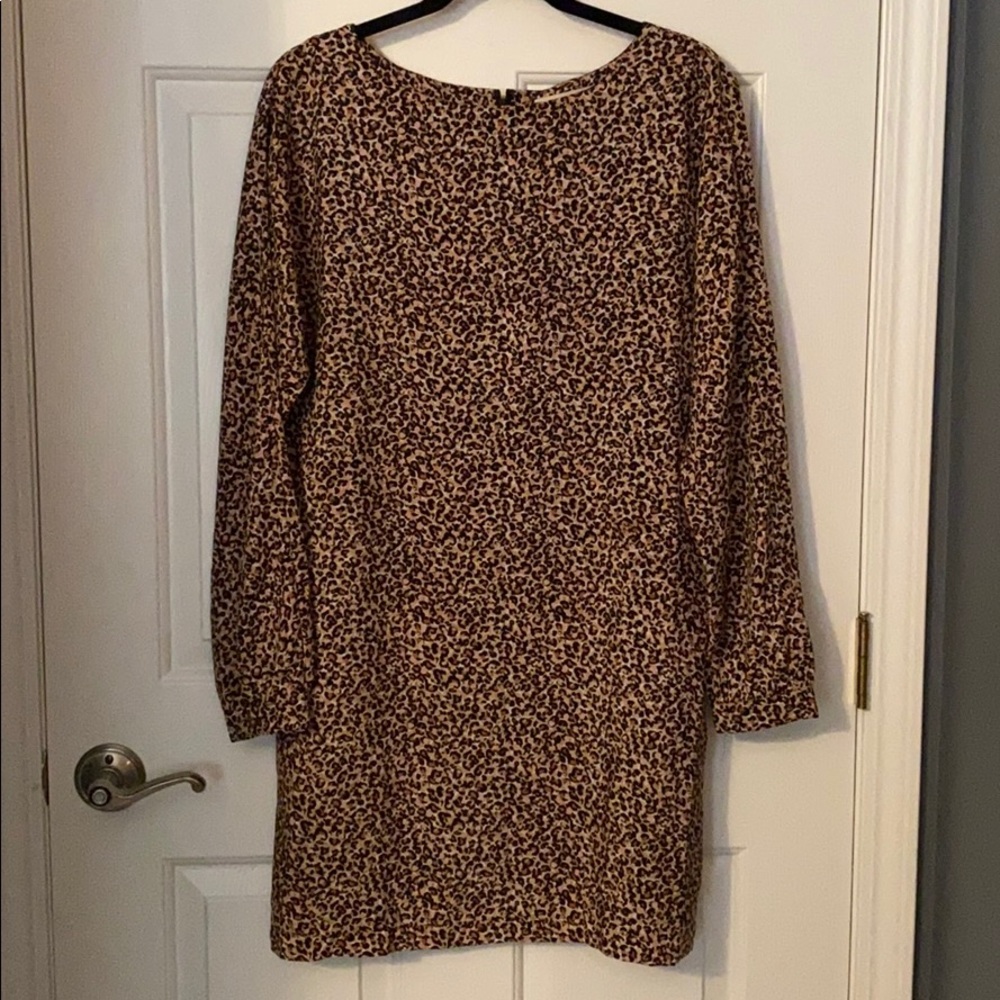 LOFT cheetah print dress